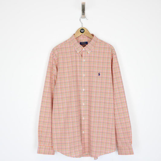 Polo Ralph Lauren Multicoloured Check Long Sleeve Cotton Poplin Shirt