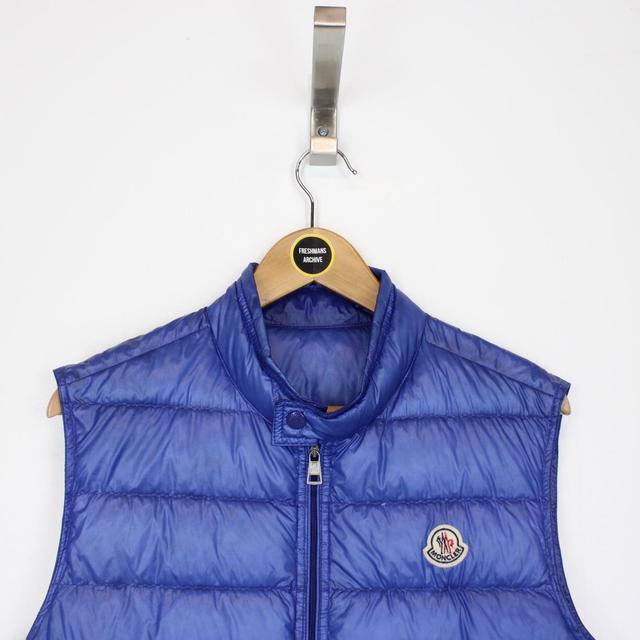 Moncler Blue Down Gui Gilet / Bodywarmer Jacket