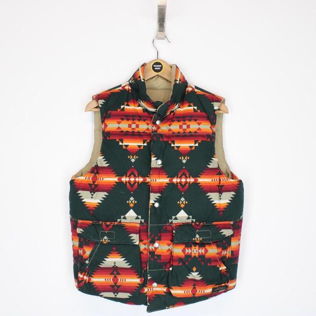 Vintage Ralph Lauren Denim & Supply Aztec Navajo Reversible Down Gilet / Bodywarmer