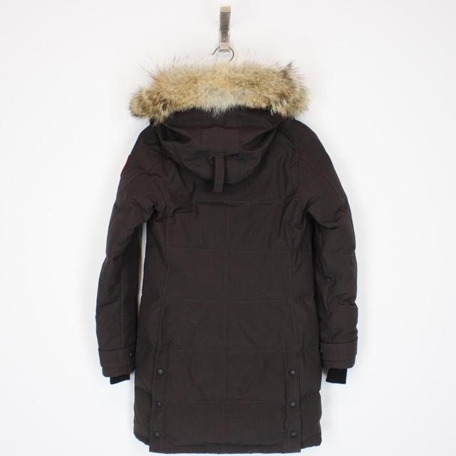 Canada Goose Brown Mackenzie Parka Down Jacket with Fur Trim