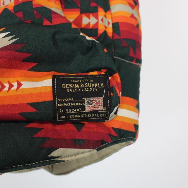 Vintage Ralph Lauren Denim & Supply Aztec Navajo Reversible Down Gilet / Bodywarmer
