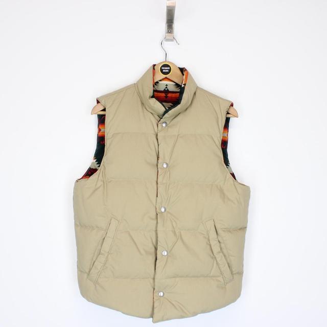 Vintage Ralph Lauren Denim & Supply Aztec Navajo Reversible Down Gilet / Bodywarmer