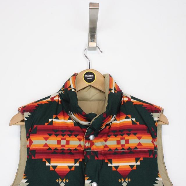 Vintage Ralph Lauren Denim & Supply Aztec Navajo Reversible Down Gilet / Bodywarmer