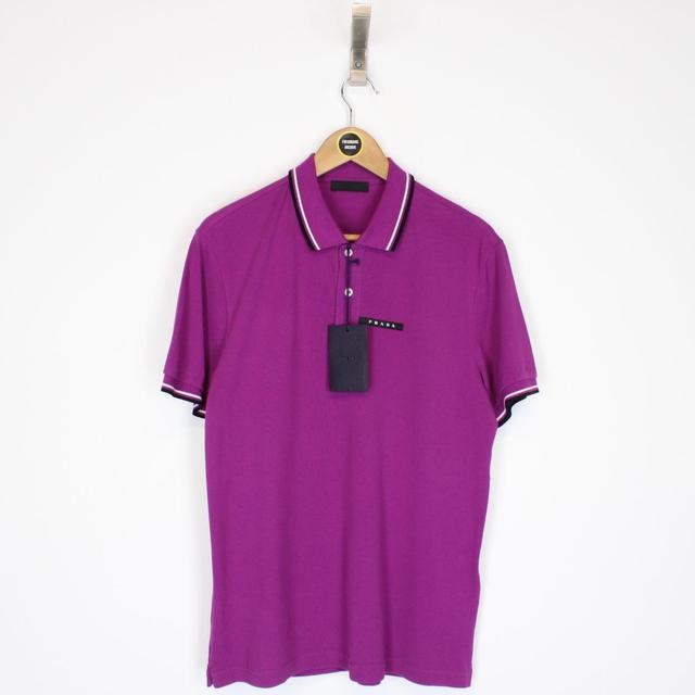 高評価レビュー M/L Shirt Polo Pique Prada – Archive Freshmans トップス