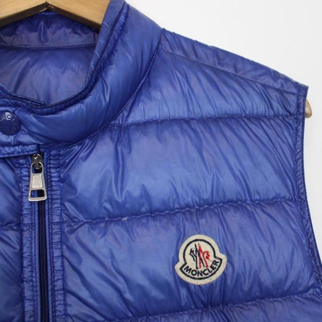 Moncler Blue Down Gui Gilet / Bodywarmer Jacket
