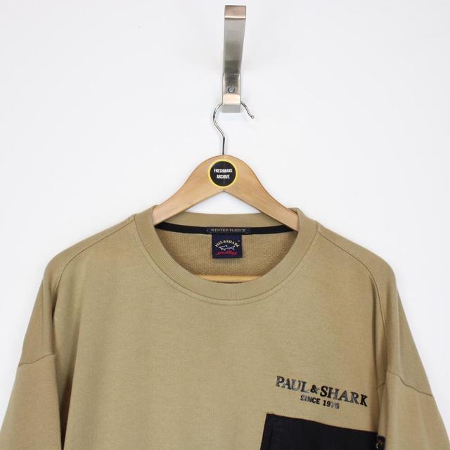 Paul & Shark Tan Brown Sweatshirt Jumper