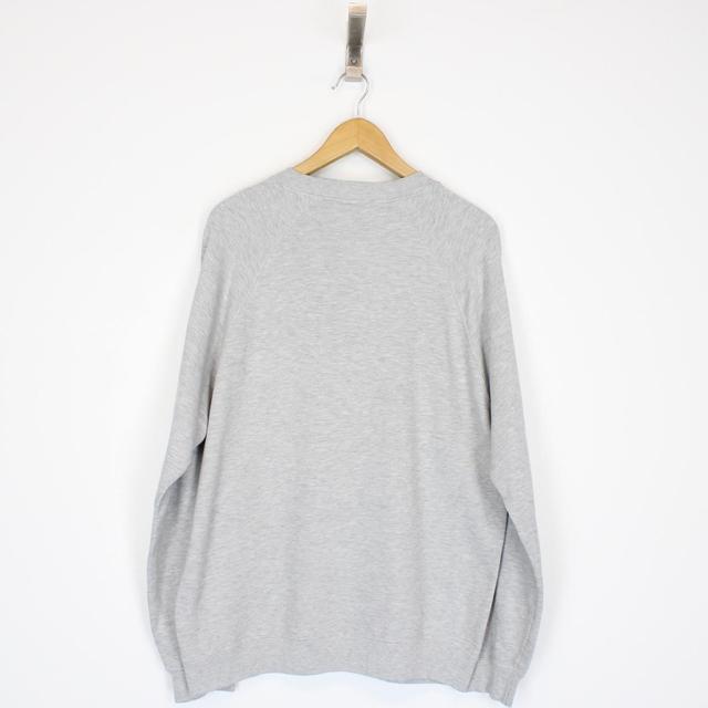 Vintage 90s Levis Grey Crew Neck Spellout Sweatshirt Jumper