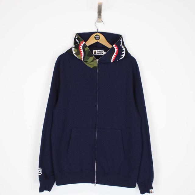Bape Full Zip WGM Shark Hoodie Large – Freshmans Archive
