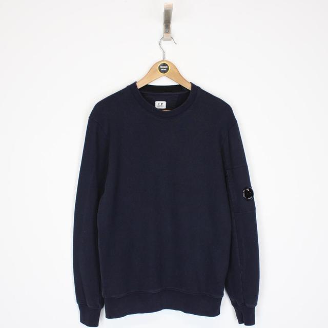 CP Company Navy Blue Goggle Sweatshirt Jumper