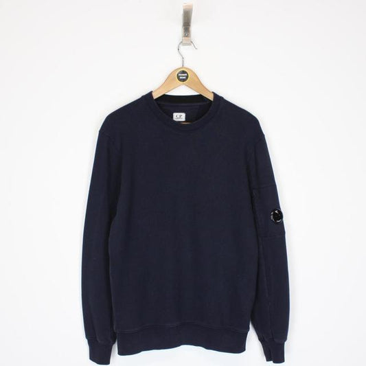 CP Company Navy Blue Goggle Sweatshirt Jumper