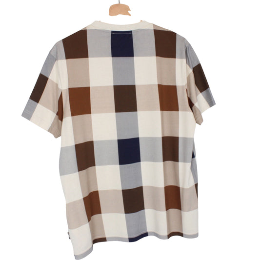 Aquascutum Club Check T-Shirt Medium