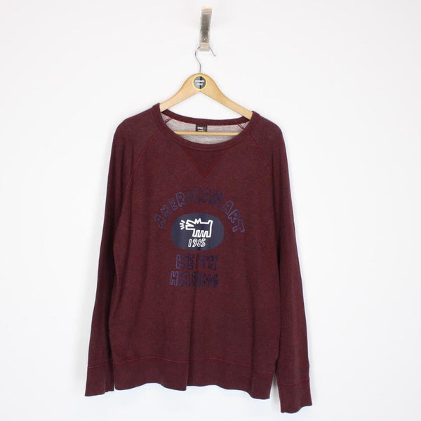 Vintage Keith Haring Sweatshirt Large