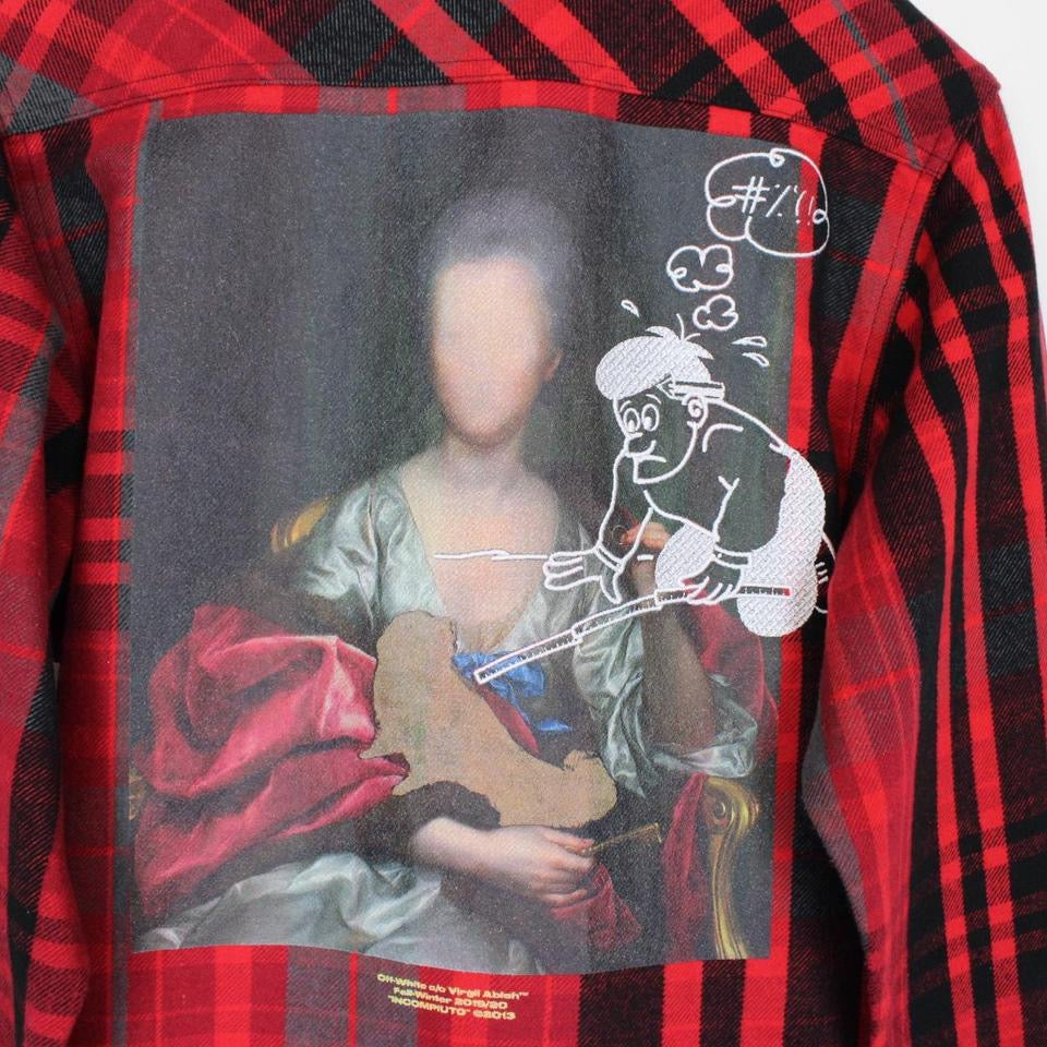 Off White Mariana De Silva Flannel Shirt Small