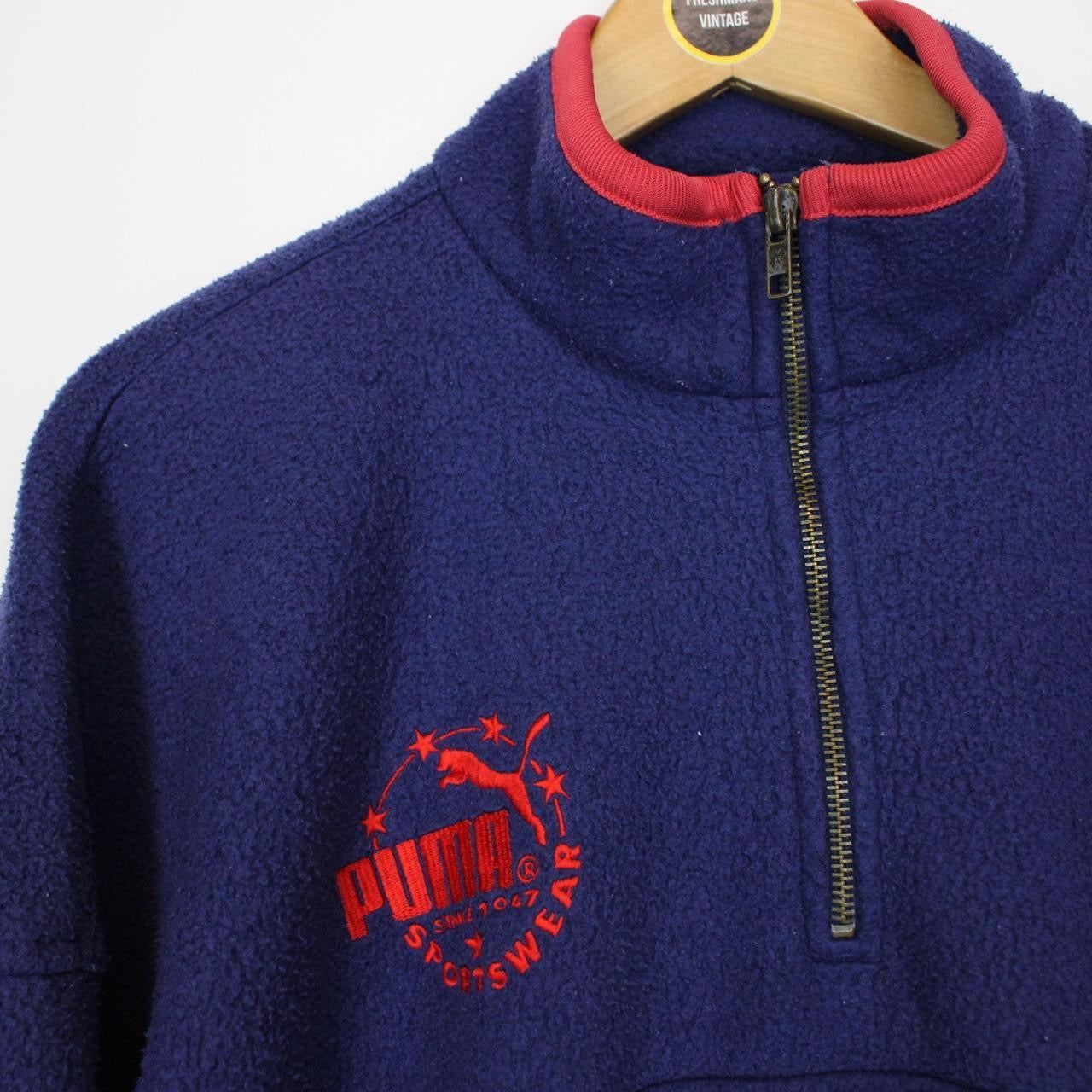 Vintage Puma Fleece Jumper XL