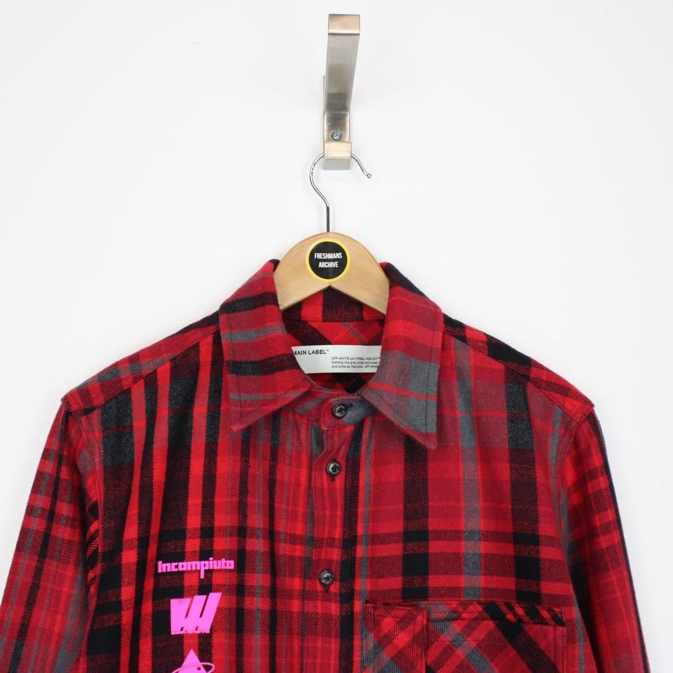 Off White Mariana De Silva Flannel Shirt Small
