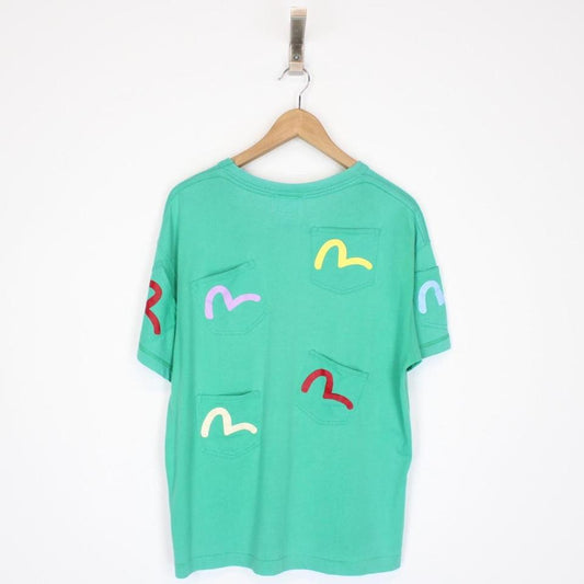 Vintage Evisu Multi Pocket T-Shirt Medium