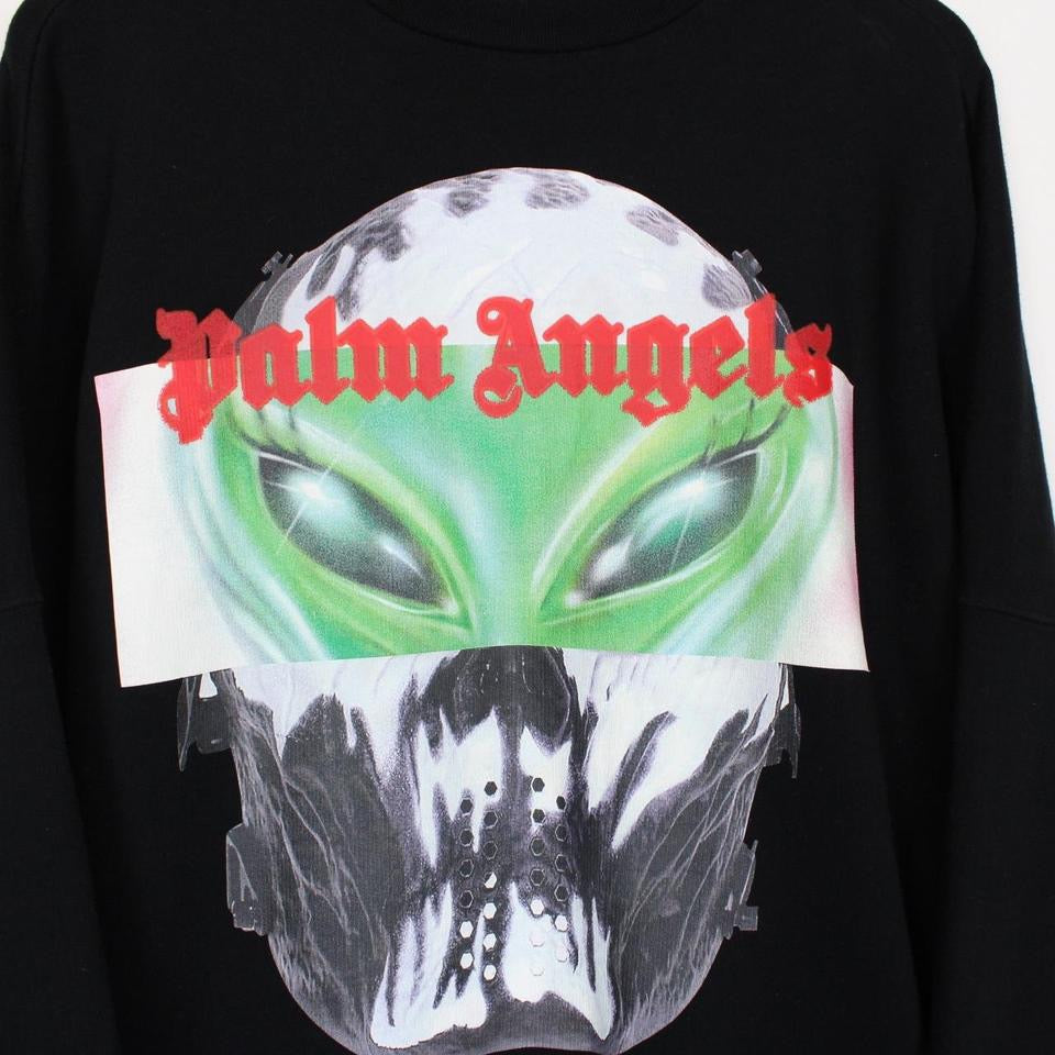 Palm Angels Alien Graphic Sweatshirt Small