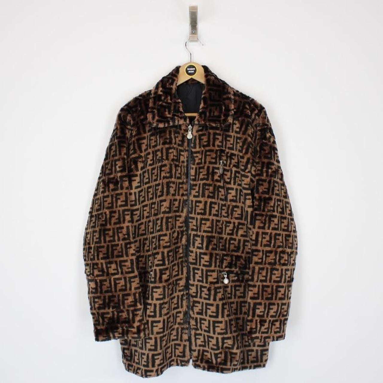 Vintage Fendi Faux Fur Reversible Jacket XL – Freshmans Archive