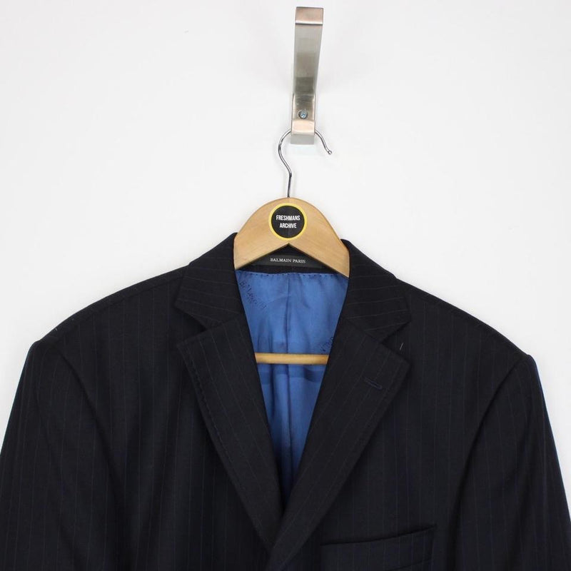 Vintage Balmain Paris Wool Blazer Jacket Large