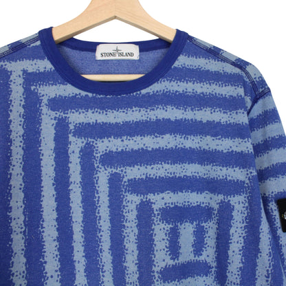 Stone Island Maze Print Sweatshirt Medium