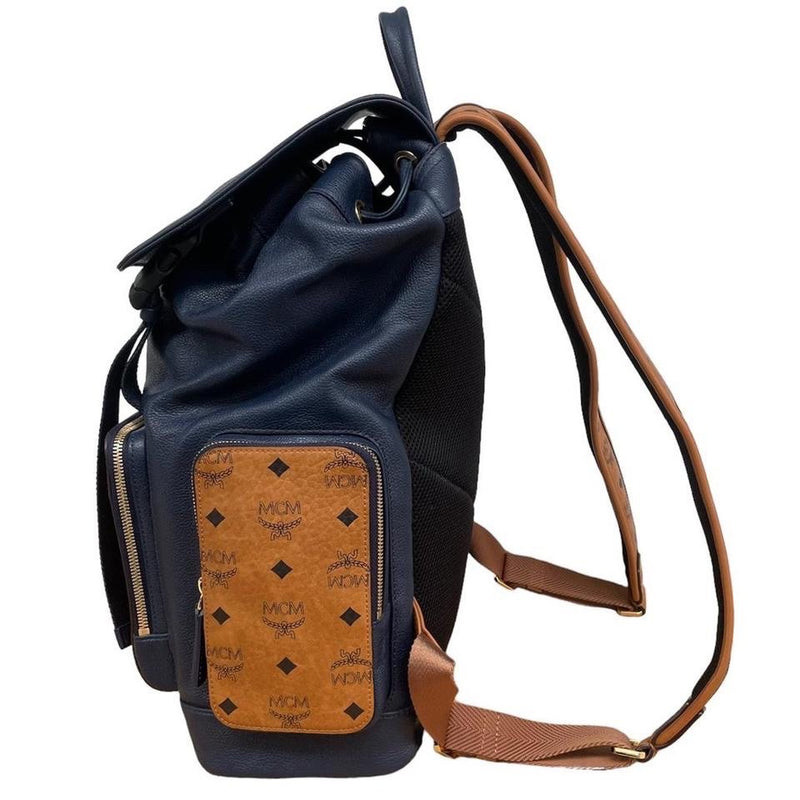 MCM Brandenburg Leather Backpack