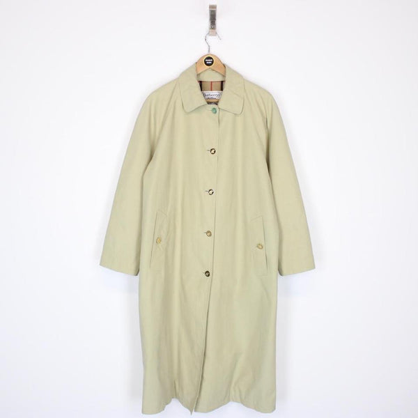 Vintage Burberry Wool Lined Trench Coat Medium