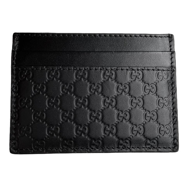 Gucci Microguccisima Leather Card Holder