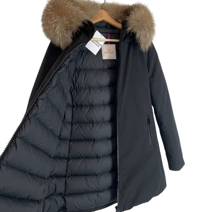 Moncler Bartramifur Fur Hooded Down Parka Jacket XS