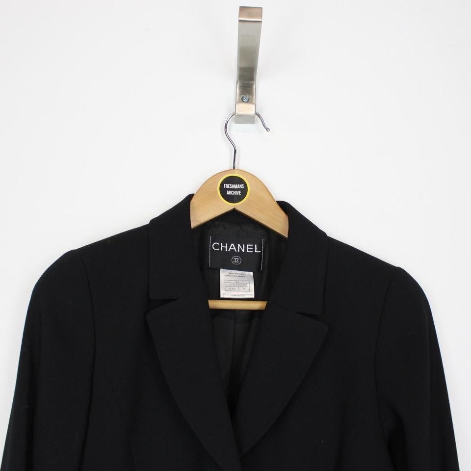 Vintage Chanel 1998 Fall Wool Blazer Medium