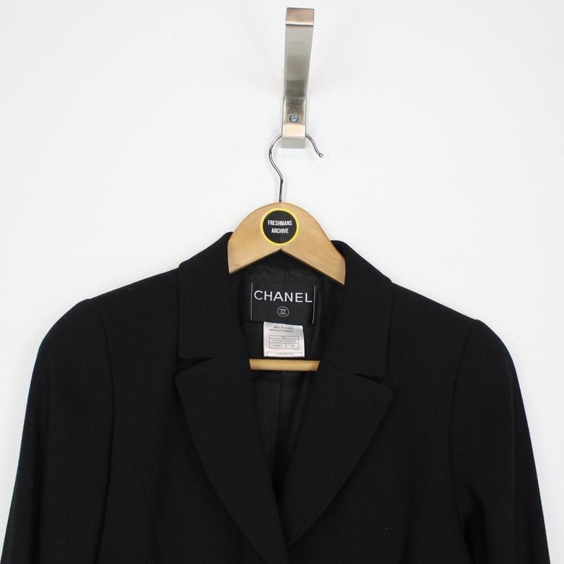 Vintage Chanel 1998 Fall Wool Blazer Medium