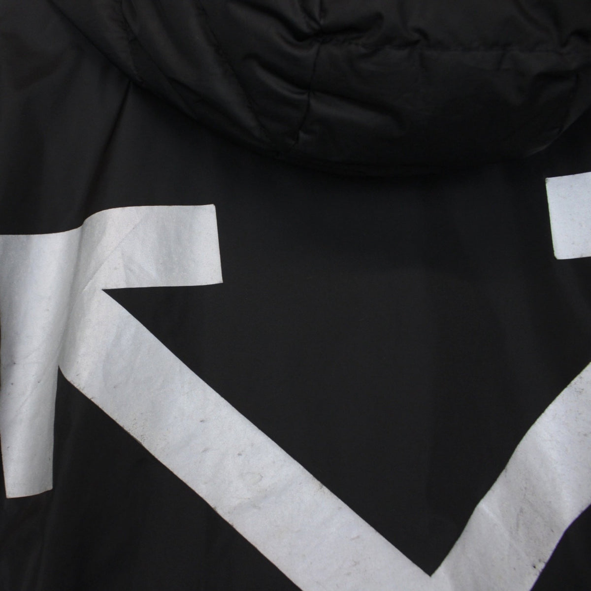Moncler x Off White Tablier Reflective Down Jacket Large