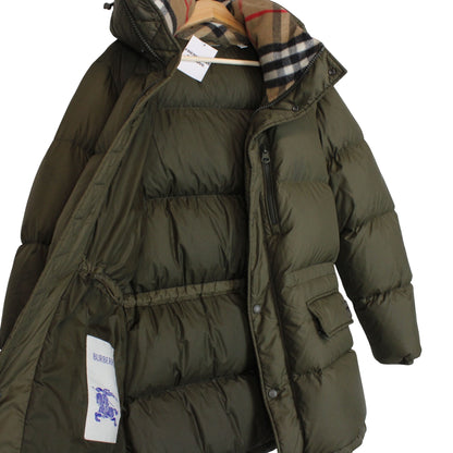 Burberry 'Haworth' Mid Length Down Jacket Medium
