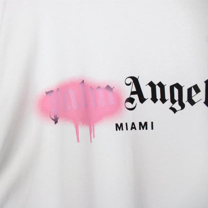 Palm Angels Miami Sprayed Logo T-Shirt Large