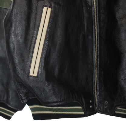 Vintage 90s Avirex Leather Bomber Jacket XL