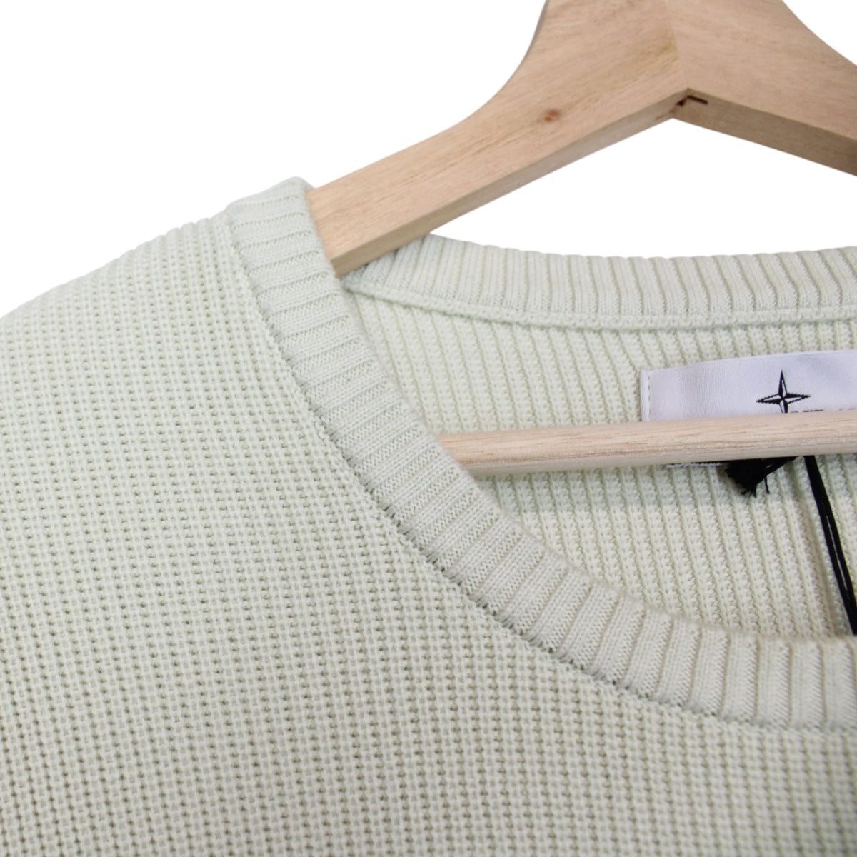 Stone Island Organic Cotton Waffle Knit Jumper