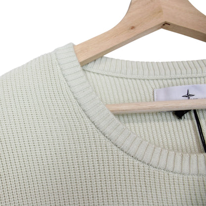 Stone Island Organic Cotton Waffle Knit Jumper