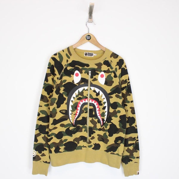 Bape OG 1st Camo Shark Sweatshirt S/M