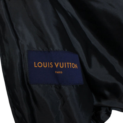 Louis Vuitton Floral Wool/Leather Jacket Large