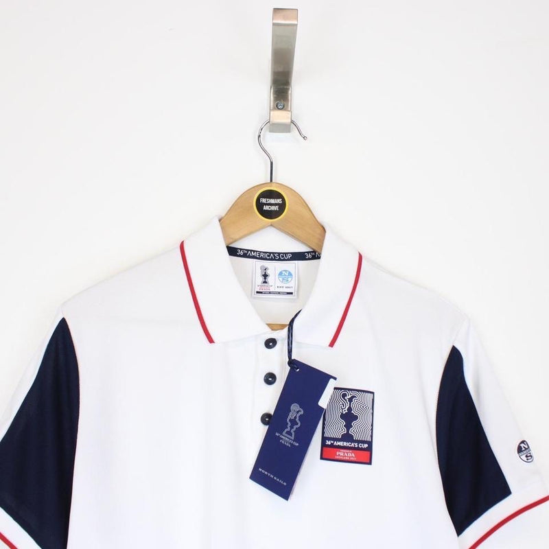 Prada x North Sails 36th Amercias Cup Polo Shirt Small