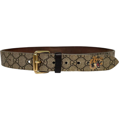 Gucci GG Supreme Tiger Print Belt