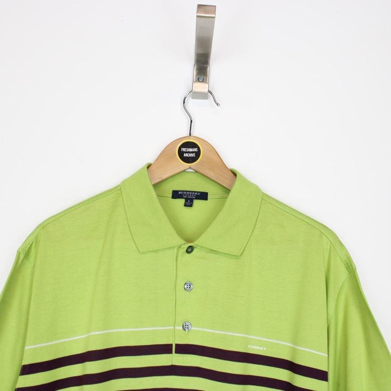Vintage Burberry London Polo Shirt Large