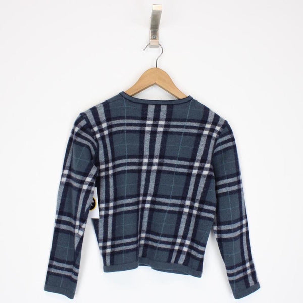 Vintage Burberry London Wool Jumper UK4