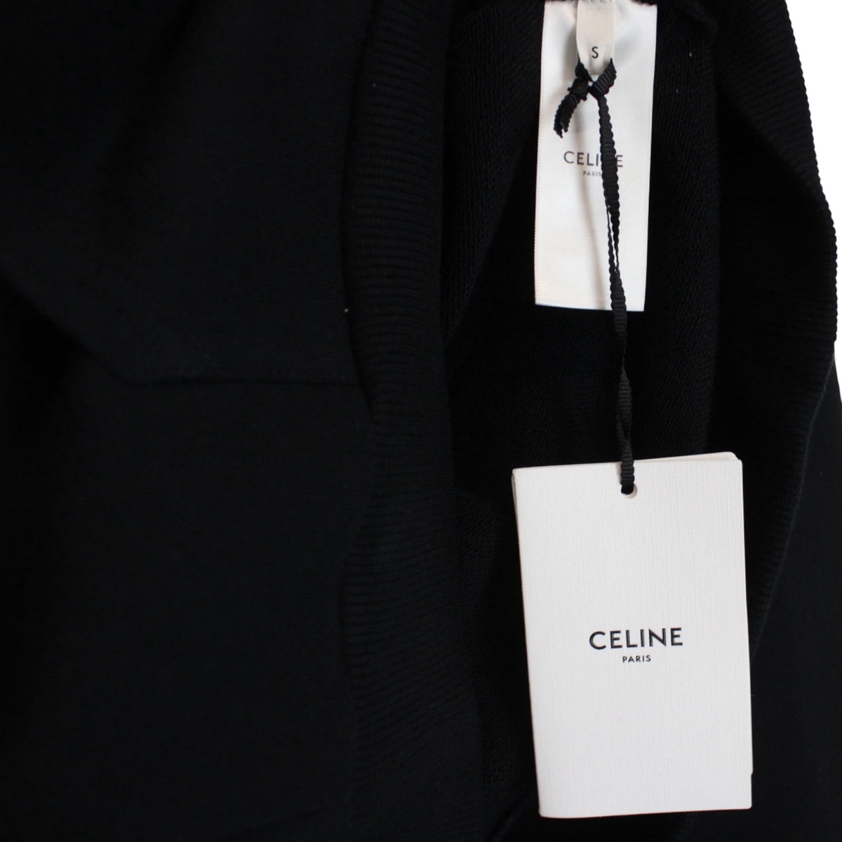 Celine Logo Print Hoodie Small