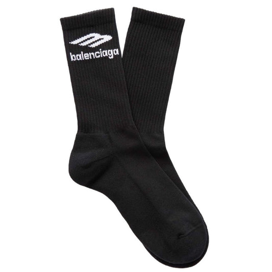 Balenciaga Logo Jacquard 3B Socks