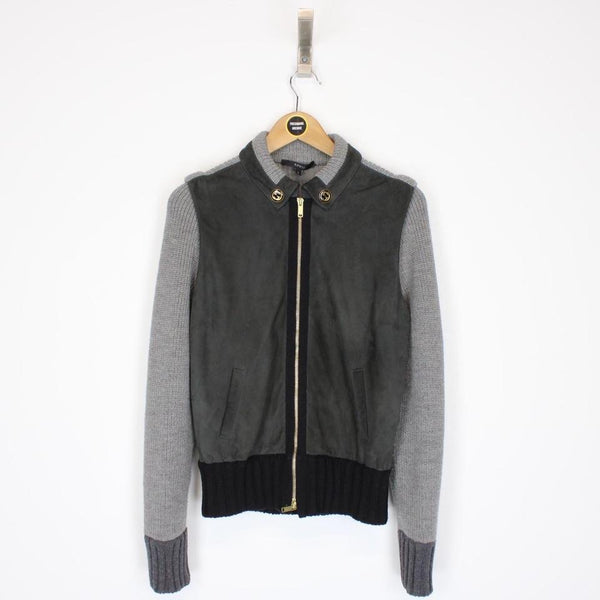Gucci 2009 Wool and Pelle Leather Jacket Medium