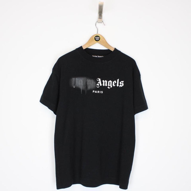Palm Angels Paris Sprayed T-Shirt Medium