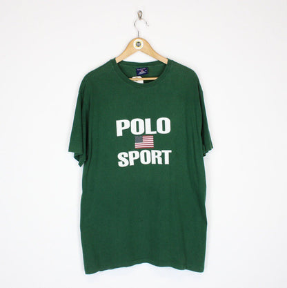 Vintage 90s Polo Sport T Shirt Medium