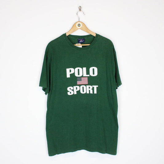 Vintage 90s Polo Sport T Shirt Medium