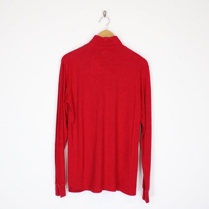 Vintage Polo Sport Roll Neck Top Large