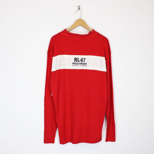 Deadstock Vintage Polo Sport Sweatshirt Large